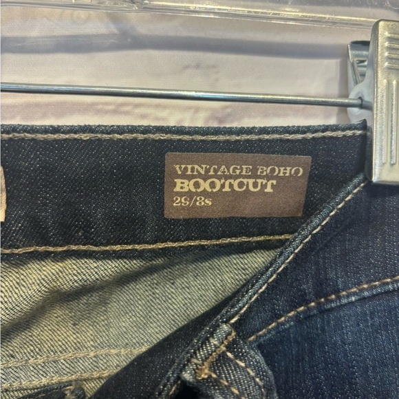 Vintage America short Blue Bootcut Jeans Size 8/29 - Picture 3 of 7